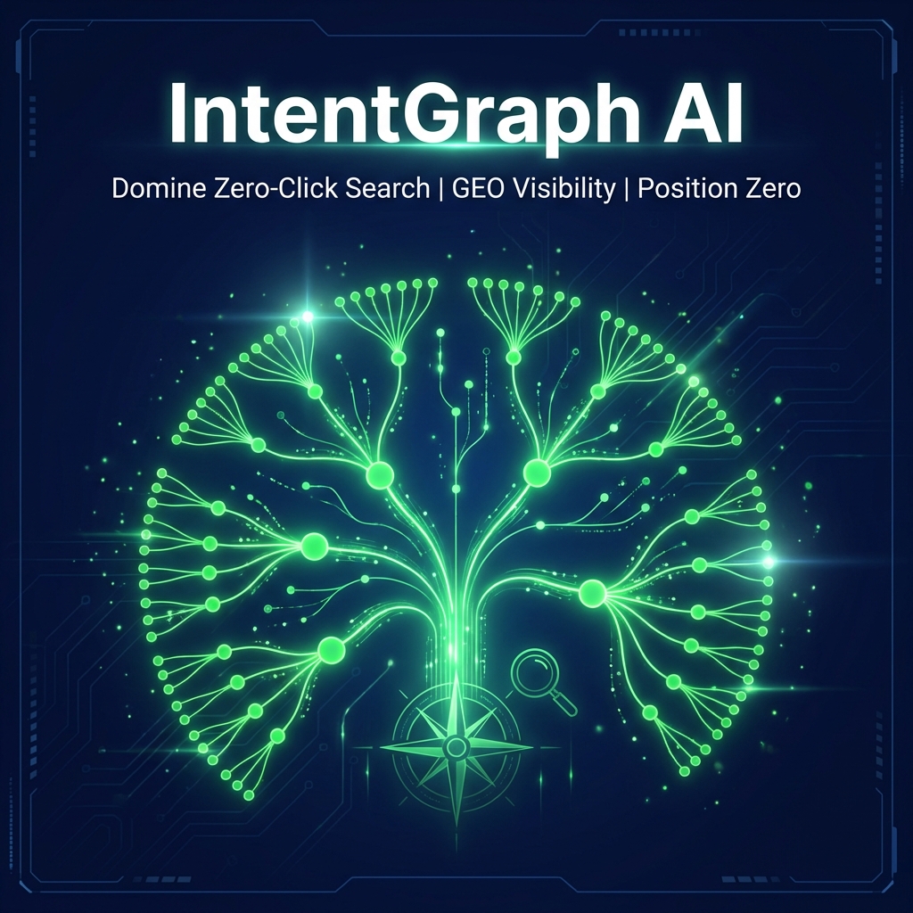 Intent Graph IntentGraph AI - Domine Zero-Click Search e Visibilidade GEO